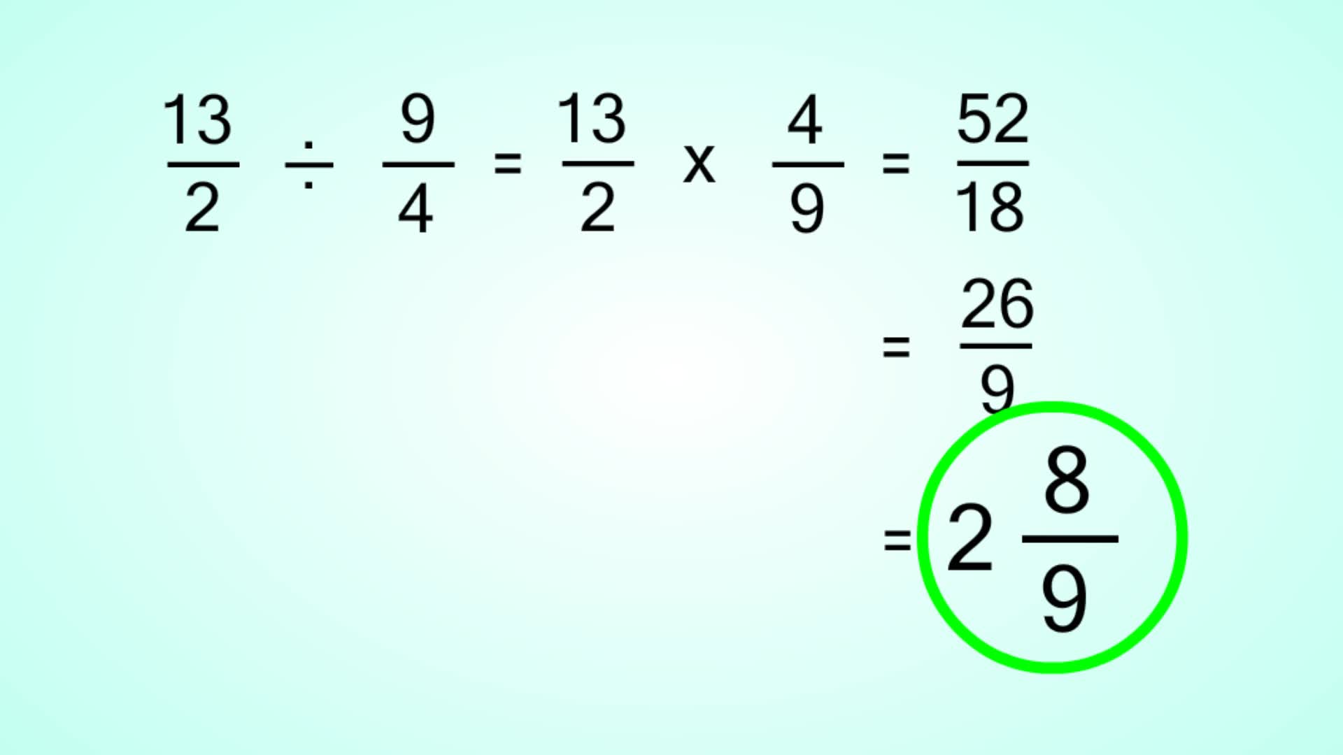 Comment Diviser Des Fractions